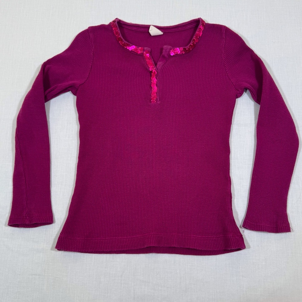Old Navy Kids Long Sleeve Magenta Top